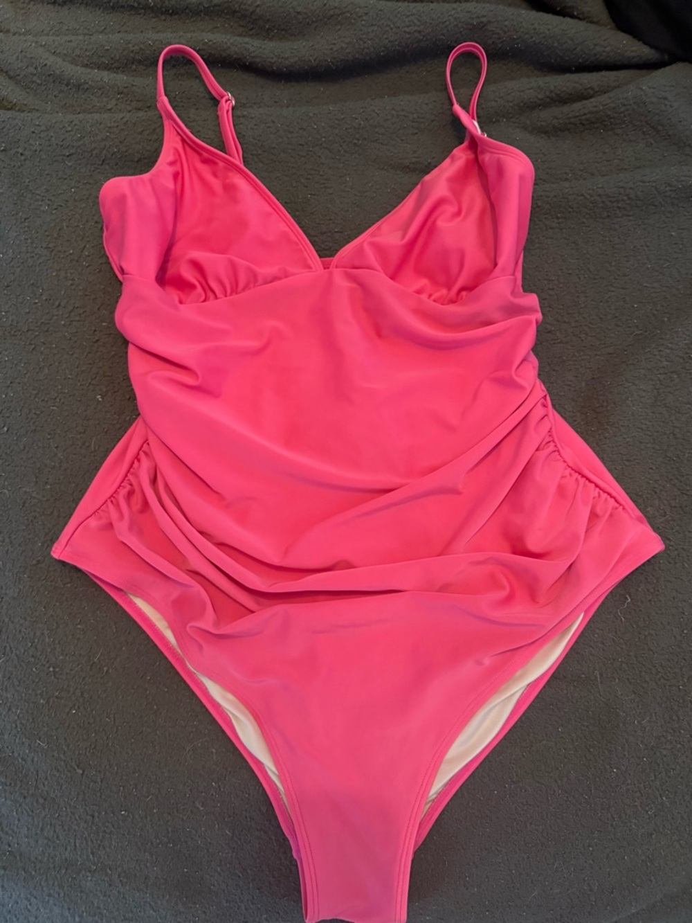 Cupshe Vibrant Pink One-Piece Swimsuit